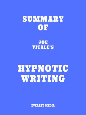 cover image of Summary of Joe Vitale's Hypnotic Writing